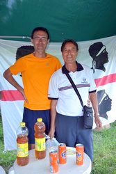Maurizio Sechi e Italo Orrù (Direttore del Torneo)