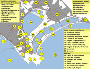 Mappa di Cagliari - Associazione Cuncordu di Gattinara