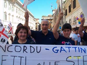 Manifestazione Roma 3 - Associazione Cuncordu di Gattinara