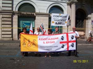 Manifestazione Roma 9 - Associazione Cuncordu di Gattinara