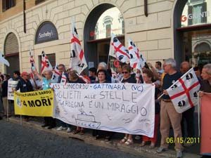 Manifestazione Roma 11 - Associazione Cuncordu di Gattinara