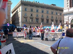 Manifestazione Roma 15 - Associazione Cuncordu di Gattinara