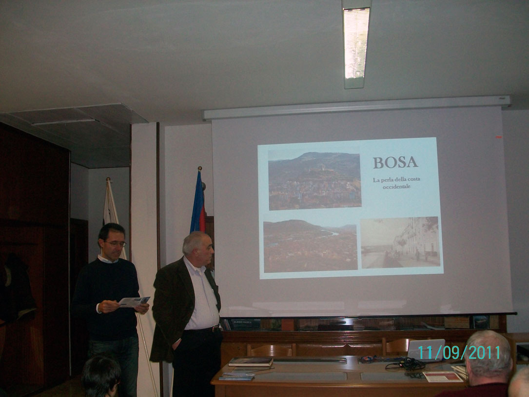 Introduzione del presidente Maurizio Sechi e presentazione di Beniamino Carrù di Bosa
