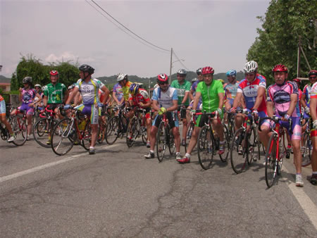 Il gruppo in attesa della partenza