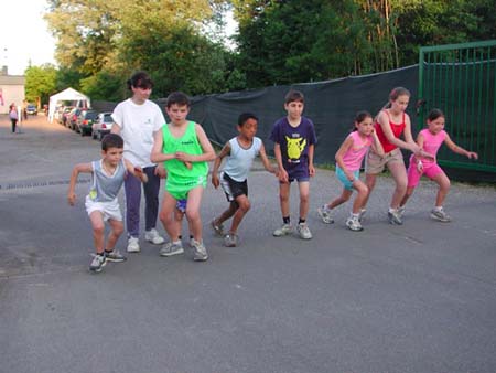 Partenza gara bambini da 1 km